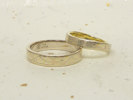 13081602　木目金の婚約指輪と結婚指輪N＿003.JPG